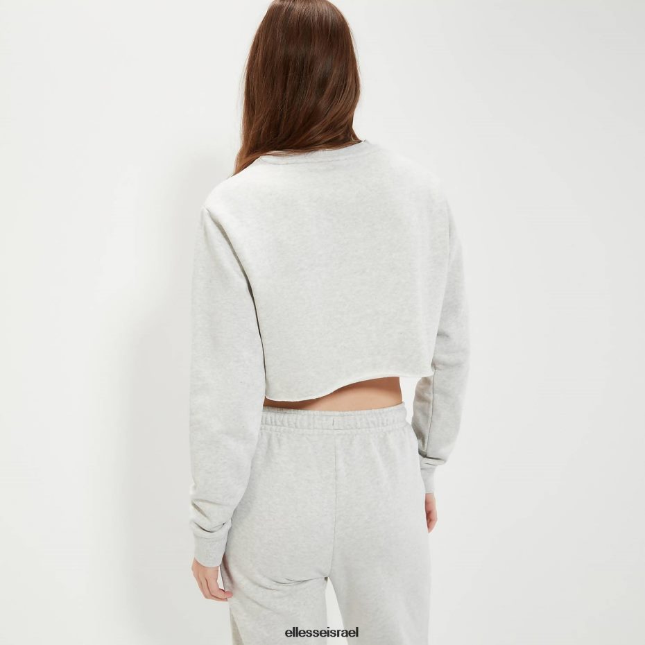 Ellesse הַלבָּשָׁה חוואר אפור בהיר נשים סווטשירט קנליאו קרופ 8T0ZPV41