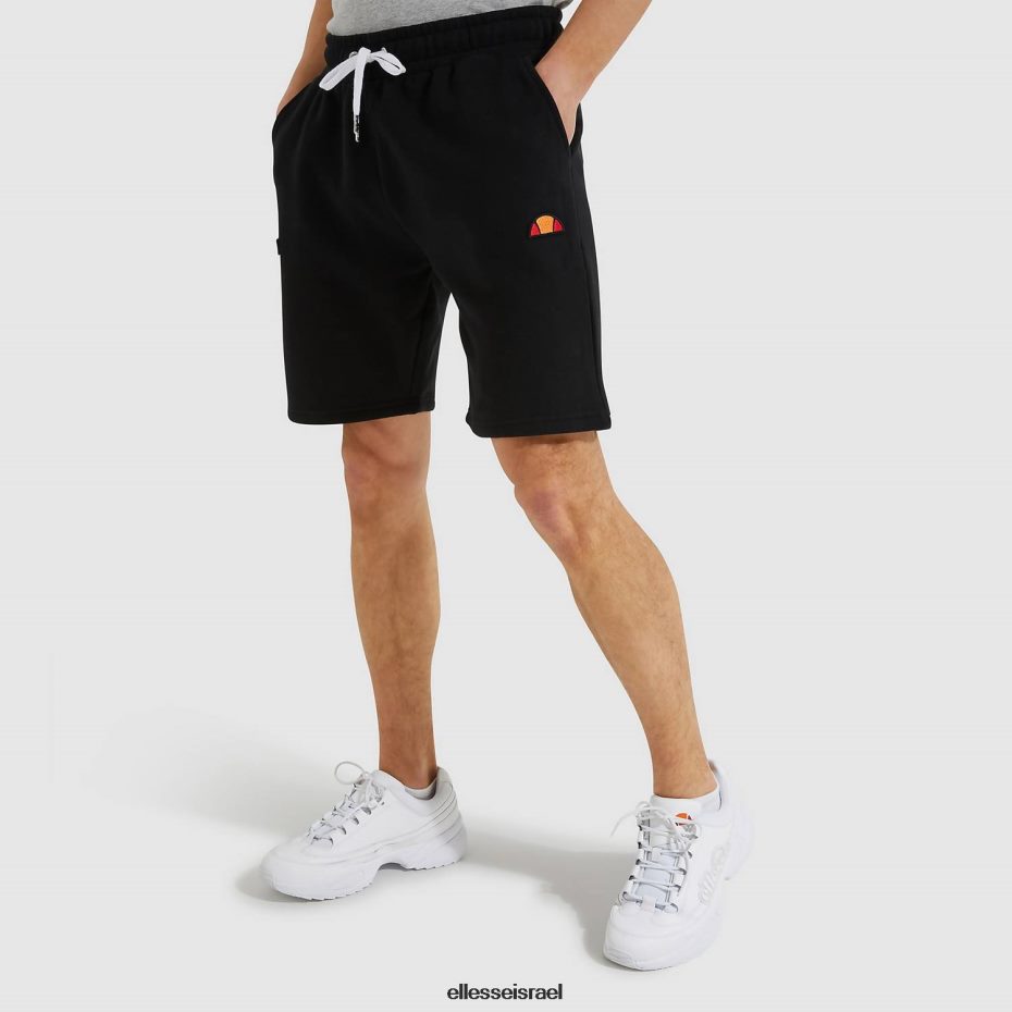 Ellesse הַלבָּשָׁה פֶּחָם אֶבֶן גברים מכנסי צמר נולי שחורים 8T0ZPV420
