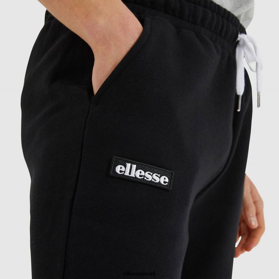 Ellesse הַלבָּשָׁה פֶּחָם אֶבֶן גברים מכנסי צמר נולי שחורים 8T0ZPV420