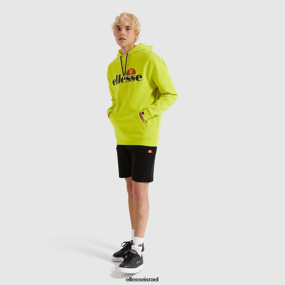Ellesse הַלבָּשָׁה פֶּחָם אֶבֶן גברים מכנסי צמר נולי שחורים 8T0ZPV420