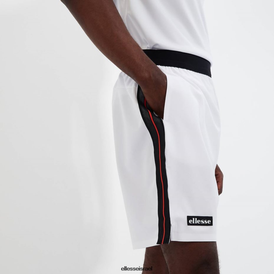 Ellesse הַלבָּשָׁה לבן גברים קצר קבוע 8T0ZPV423