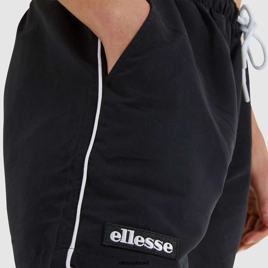Ellesse הַלבָּשָׁה שָׁחוֹר גברים מכנסי ים קצרים 8T0ZPV437