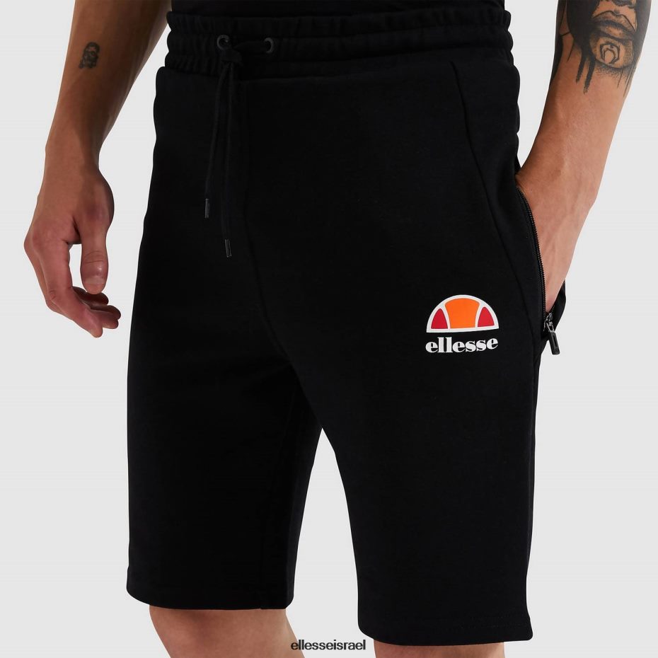 Ellesse הַלבָּשָׁה שָׁחוֹר גברים מכנסיים קצרים של קרביז 8T0ZPV439