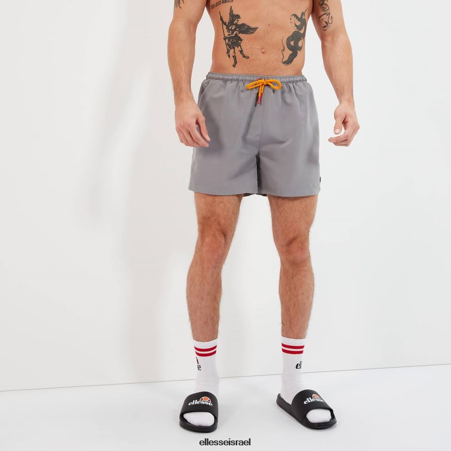 Ellesse הַלבָּשָׁה אפור גברים אבירים שוחים קצר 8T0ZPV450