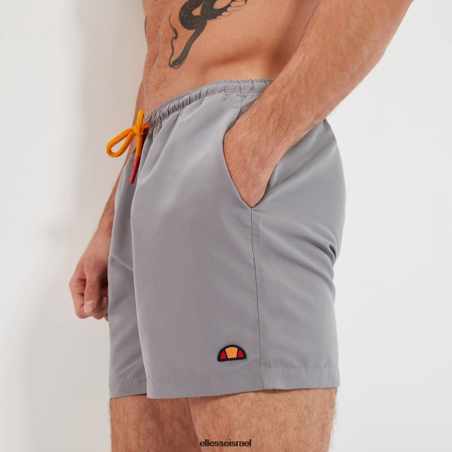 Ellesse הַלבָּשָׁה אפור גברים אבירים שוחים קצר 8T0ZPV450