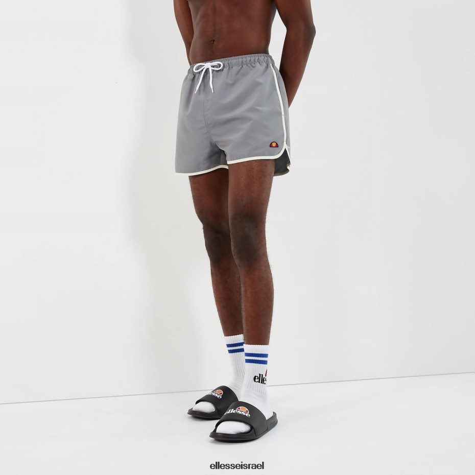 Ellesse הַלבָּשָׁה אפור גברים ביתנים שוחים קצרים 8T0ZPV452