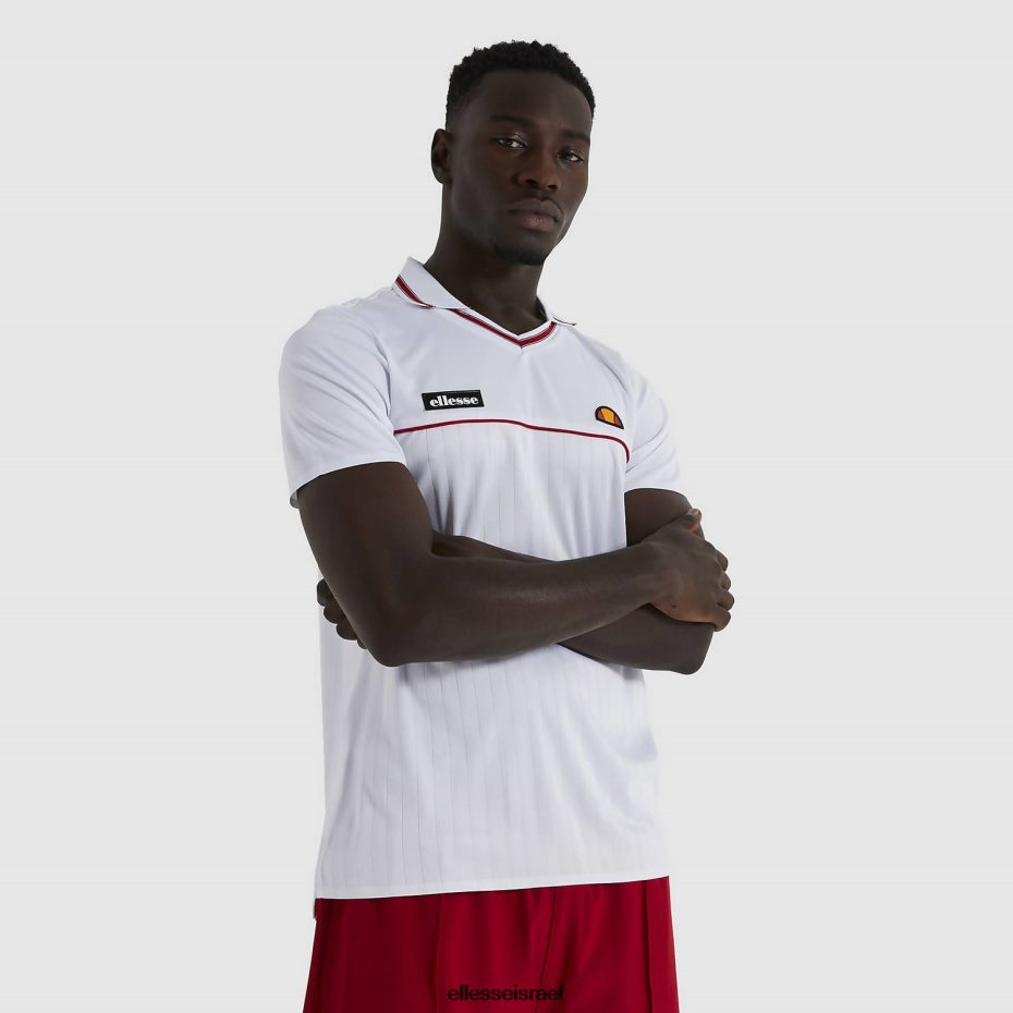 Ellesse הַלבָּשָׁה לבן גברים חולצת פולו קרוז 8T0ZPV476