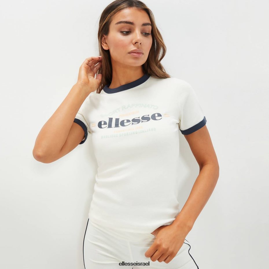 Ellesse הַלבָּשָׁה צבע קרם נשים טי טלאני 8T0ZPV50
