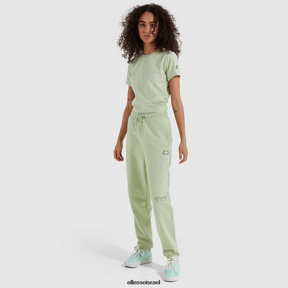 Ellesse הַלבָּשָׁה ירוק בהיר נשים טי קצוץ טפטפת 8T0ZPV545