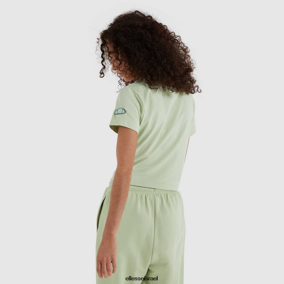 Ellesse הַלבָּשָׁה ירוק בהיר נשים טי קצוץ טפטפת 8T0ZPV545