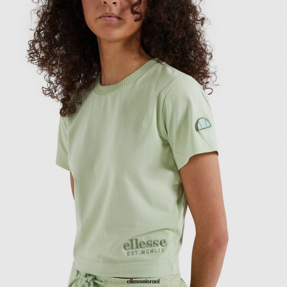 Ellesse הַלבָּשָׁה ירוק בהיר נשים טי קצוץ טפטפת 8T0ZPV545