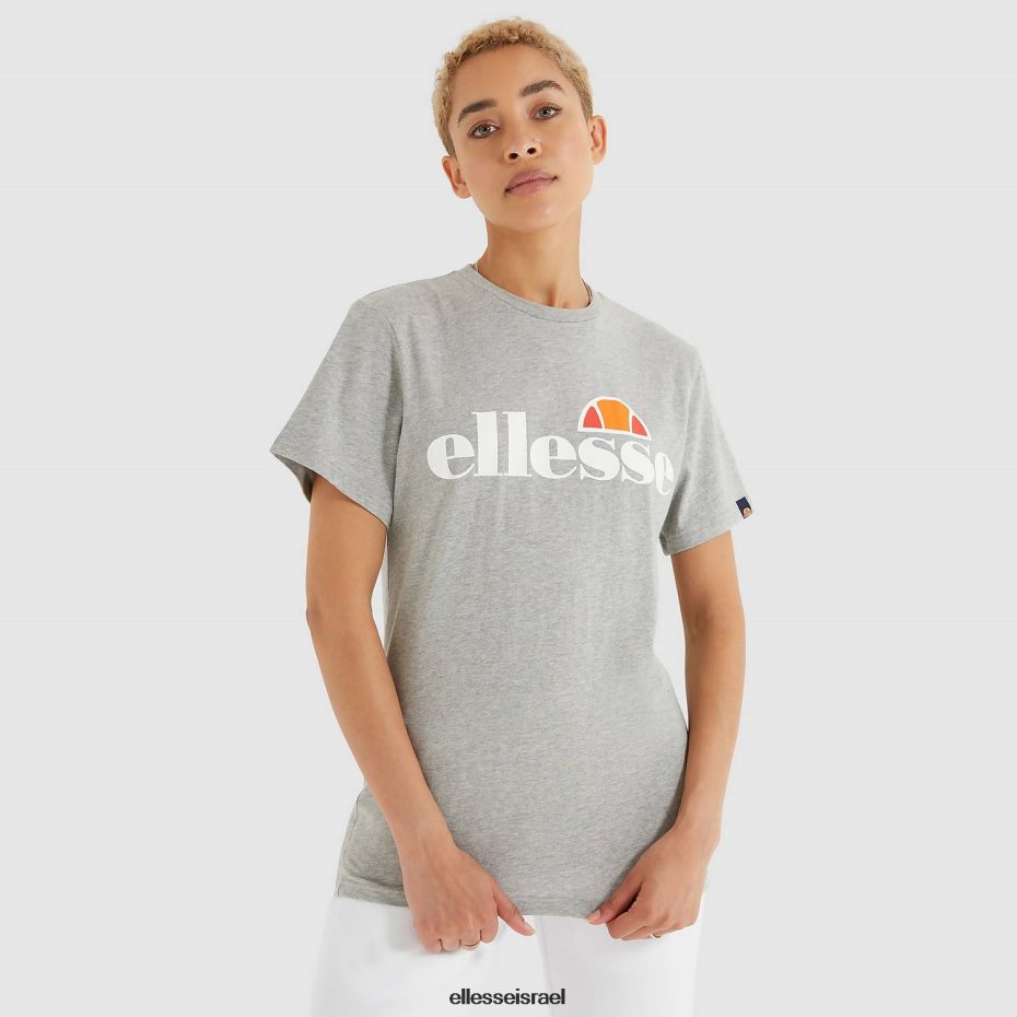 Ellesse הַלבָּשָׁה חוואר אפור נשים חולצת טריקו של אלבני 8T0ZPV60