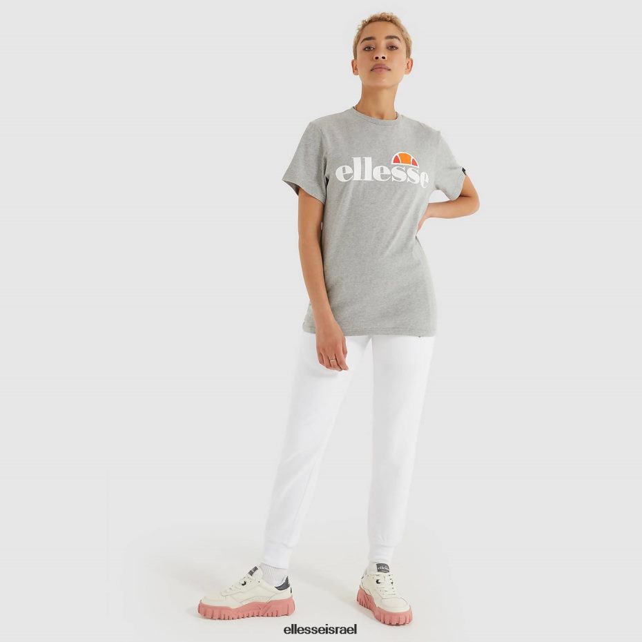 Ellesse הַלבָּשָׁה חוואר אפור נשים חולצת טריקו של אלבני 8T0ZPV60