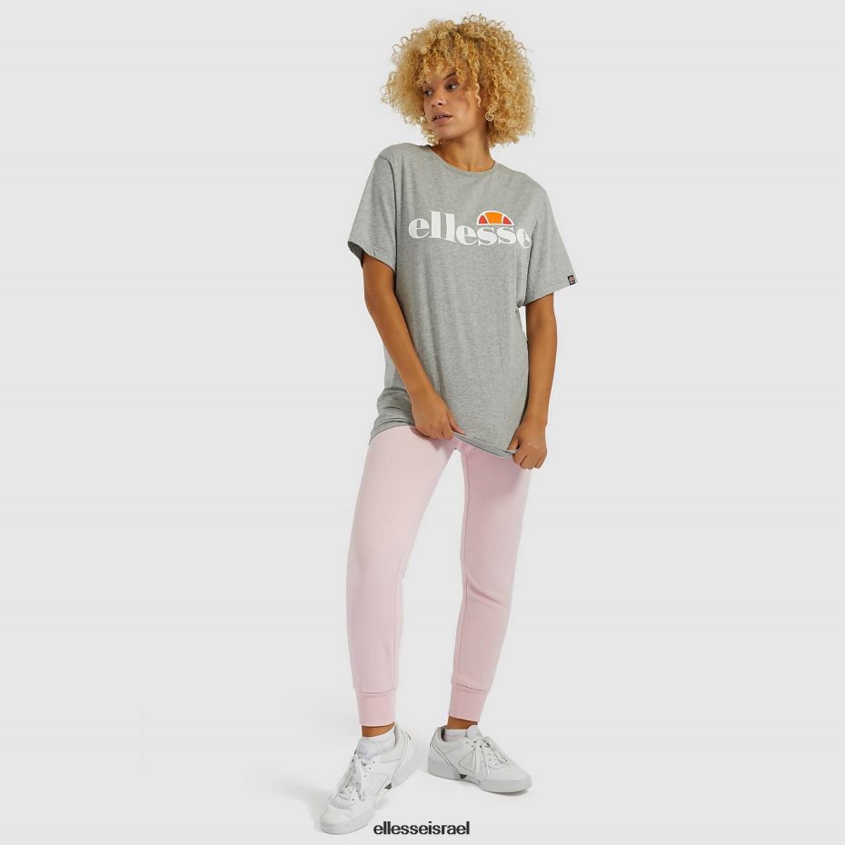 Ellesse הַלבָּשָׁה חוואר אפור נשים חולצת טריקו של אלבני 8T0ZPV60