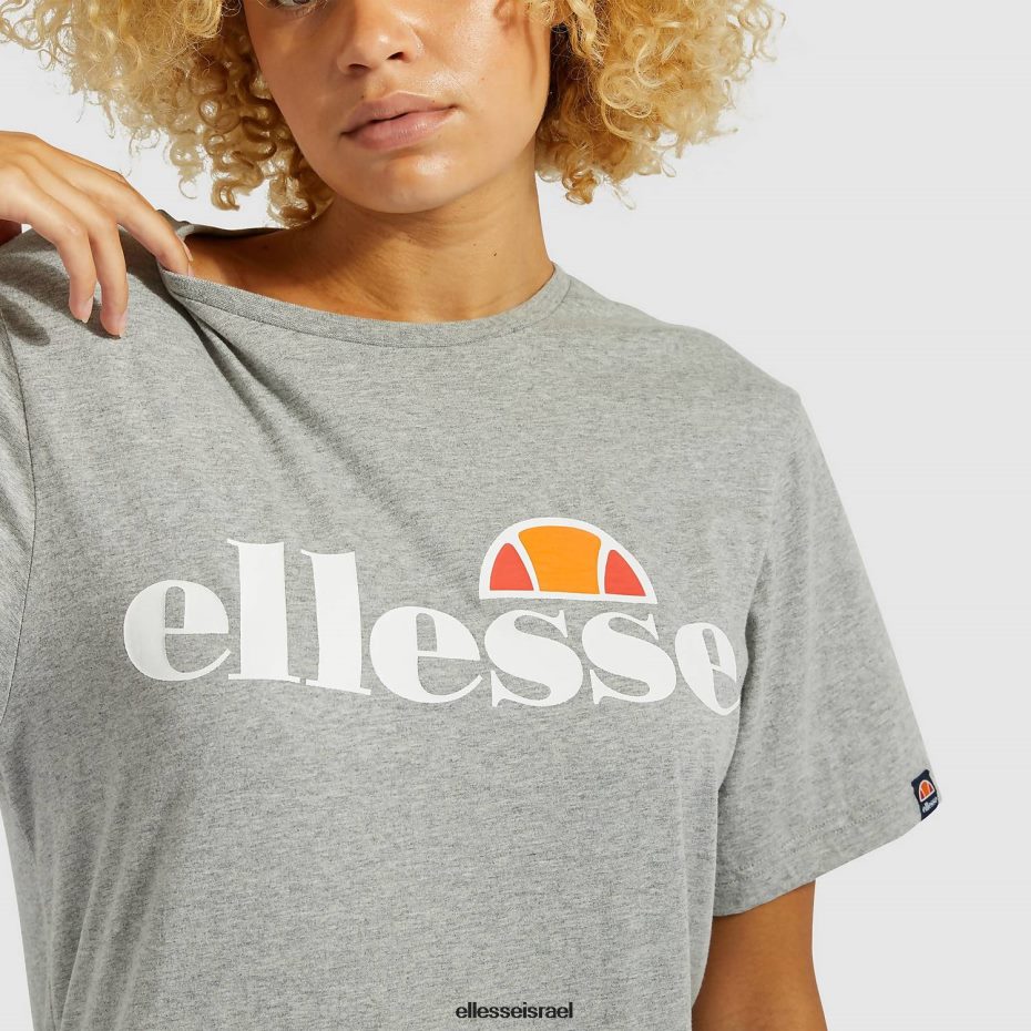 Ellesse הַלבָּשָׁה חוואר אפור נשים חולצת טריקו של אלבני 8T0ZPV60
