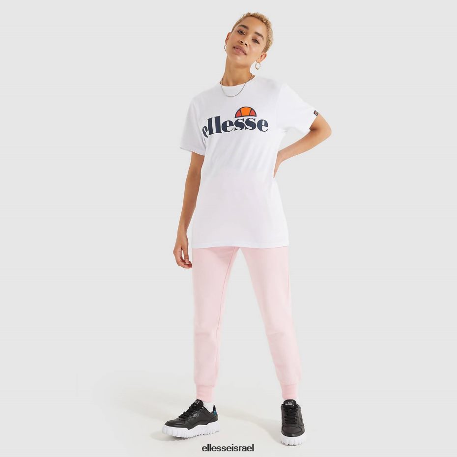 Ellesse הַלבָּשָׁה לבן נשים חולצת טריקו של אלבני 8T0ZPV62