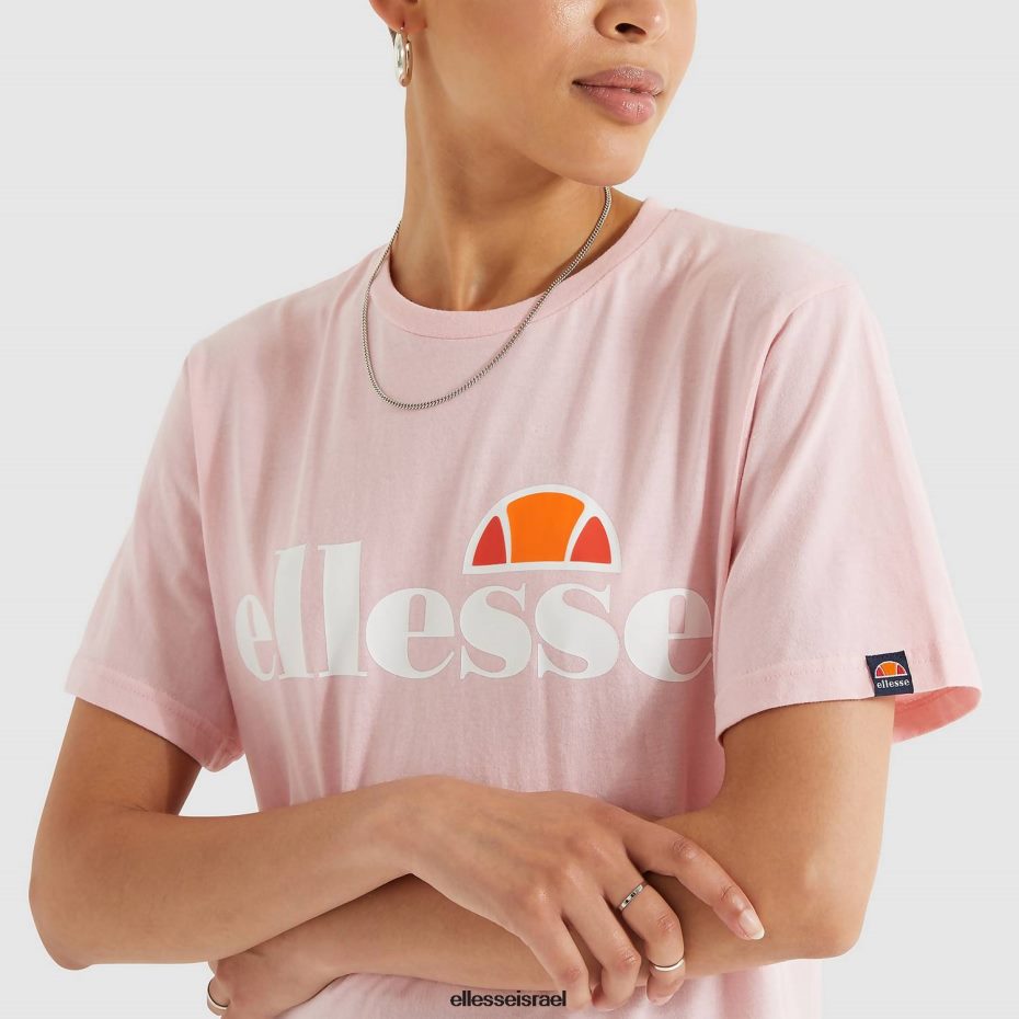Ellesse הַלבָּשָׁה ורוד בהיר נשים חולצת טריקו של אלבני 8T0ZPV63