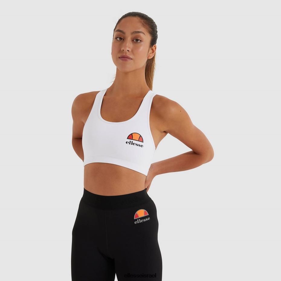 Ellesse הַלבָּשָׁה לבן נשים חולצת חזייה סוסטינו 8T0ZPV64