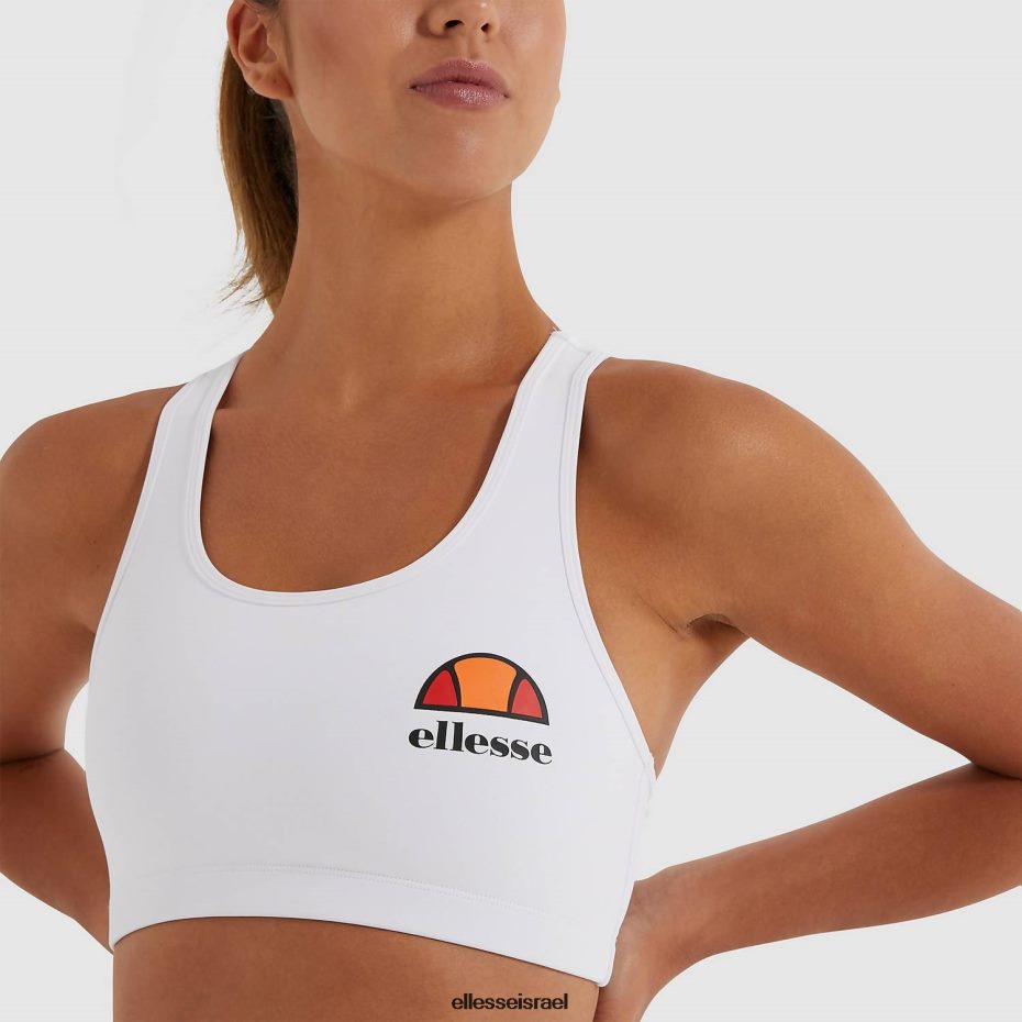 Ellesse הַלבָּשָׁה לבן נשים חולצת חזייה סוסטינו 8T0ZPV64