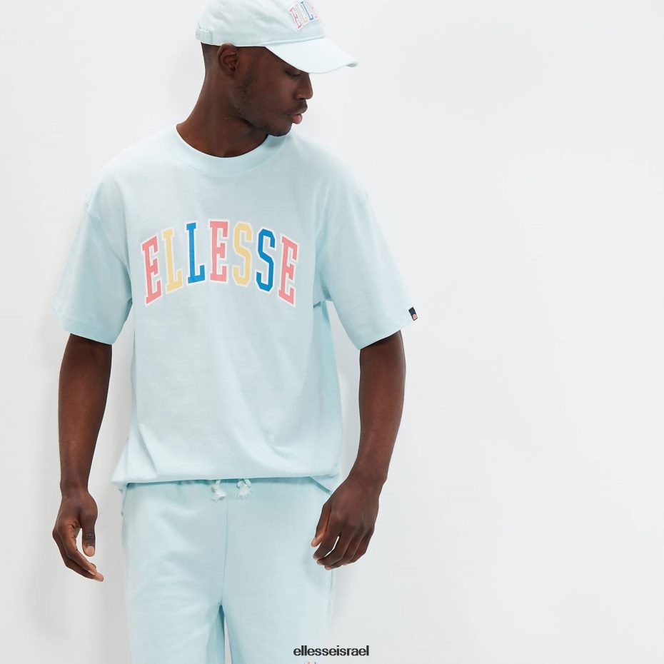 Ellesse הַלבָּשָׁה כחול בהיר לִשְׁנֵי הַמִינִים טי קליפסי 8T0ZPV71