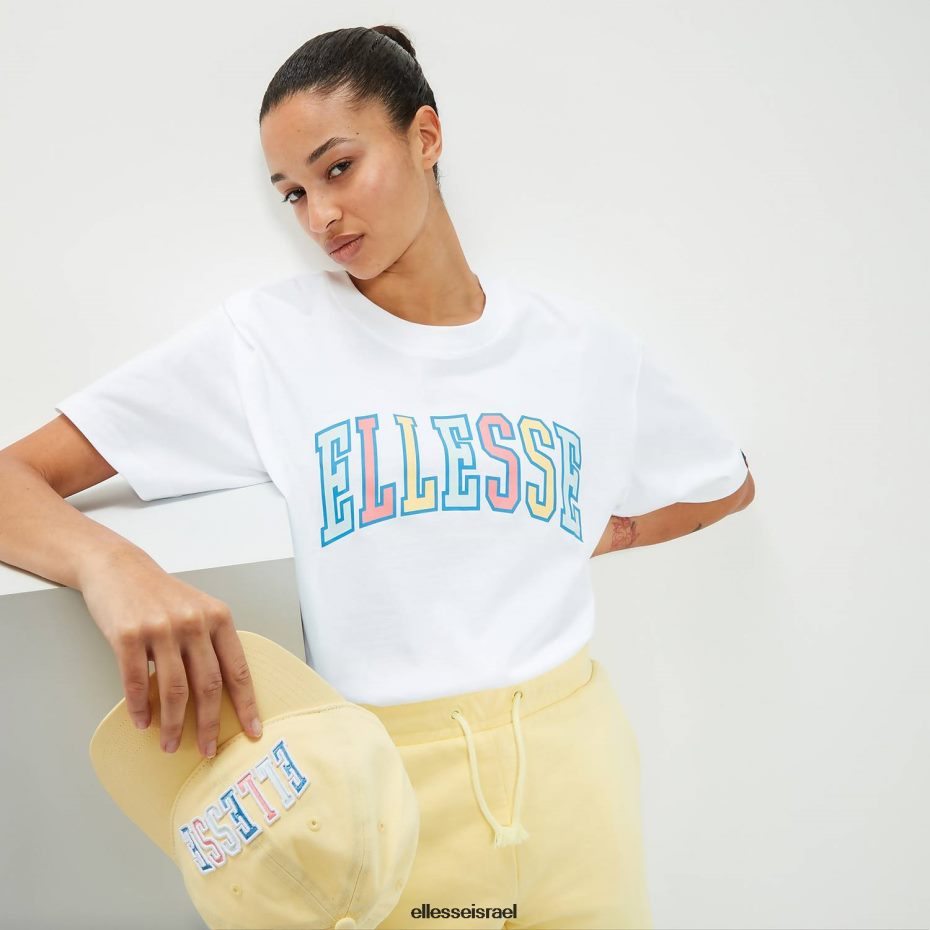Ellesse הַלבָּשָׁה לבן לִשְׁנֵי הַמִינִים טי קליפסי 8T0ZPV72