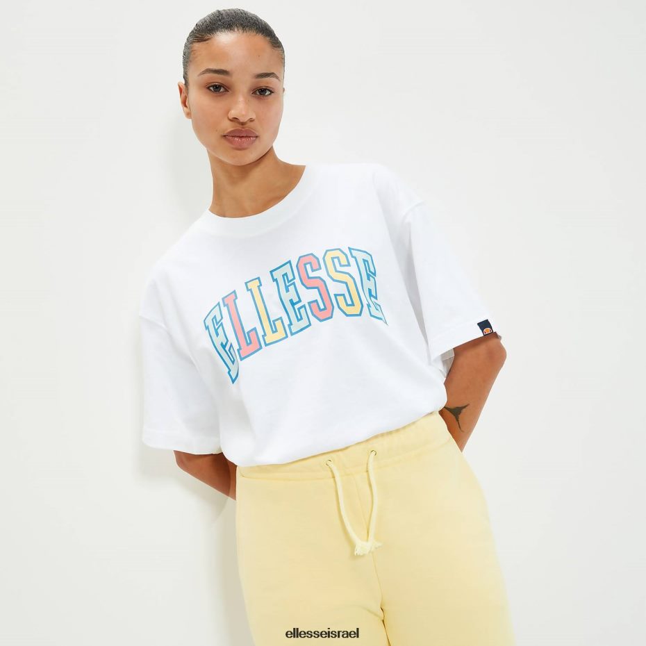 Ellesse הַלבָּשָׁה לבן לִשְׁנֵי הַמִינִים טי קליפסי 8T0ZPV72