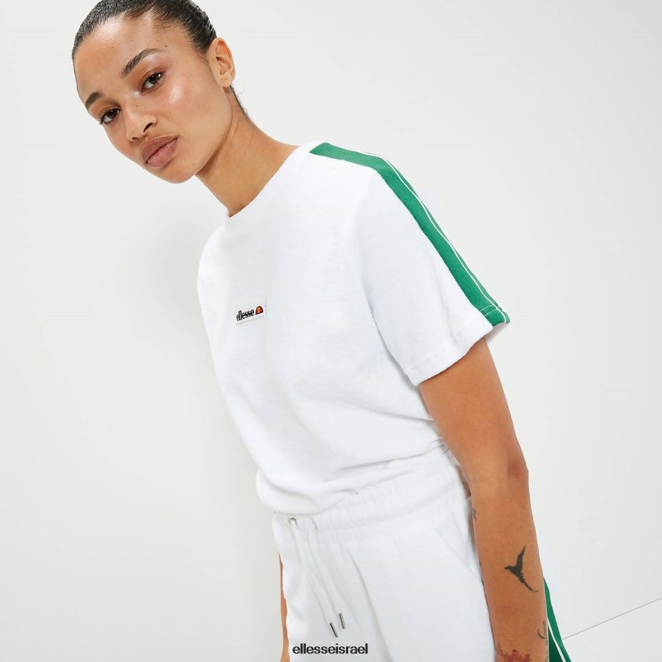 Ellesse הַלבָּשָׁה לבן לִשְׁנֵי הַמִינִים טי פיאריה 8T0ZPV78