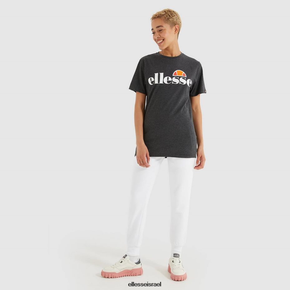 Ellesse הַלבָּשָׁה אפור נשים חולצת טריקו של אלבני 8T0ZPV86