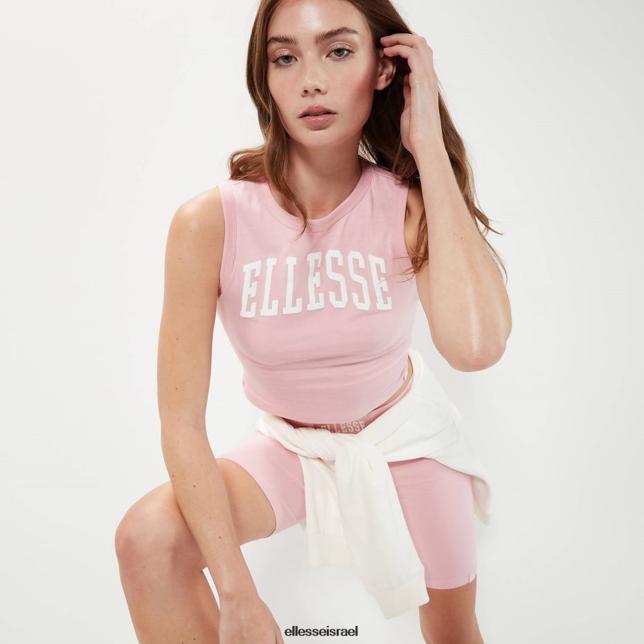 Ellesse הַלבָּשָׁה ורוד בהיר נשים עליונית חזיית פליס 8T0ZPV89