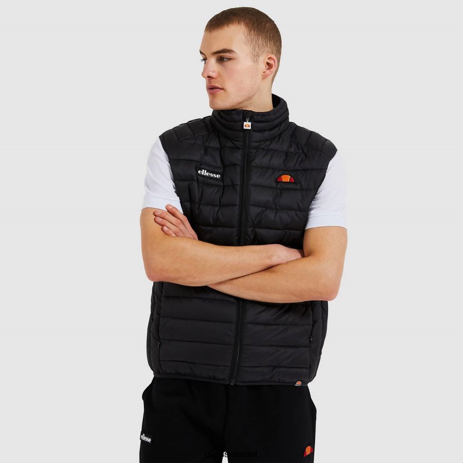Ellesse הַלבָּשָׁה שָׁחוֹר גברים bardy gilet 8T0ZPV281