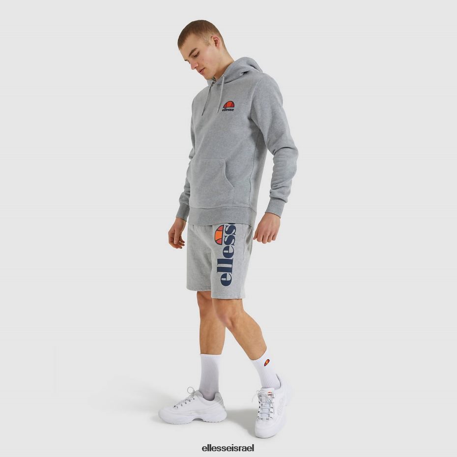 Ellesse הַלבָּשָׁה חוואר אפור גברים מכנסי פליסה קצרים של bossini 8T0ZPV424