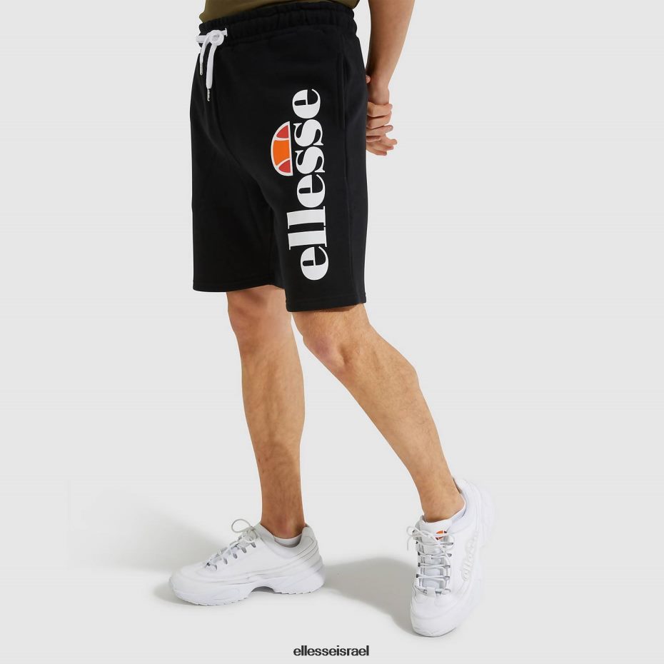 Ellesse הַלבָּשָׁה שָׁחוֹר גברים מכנסי פליסה קצרים של bossini 8T0ZPV425