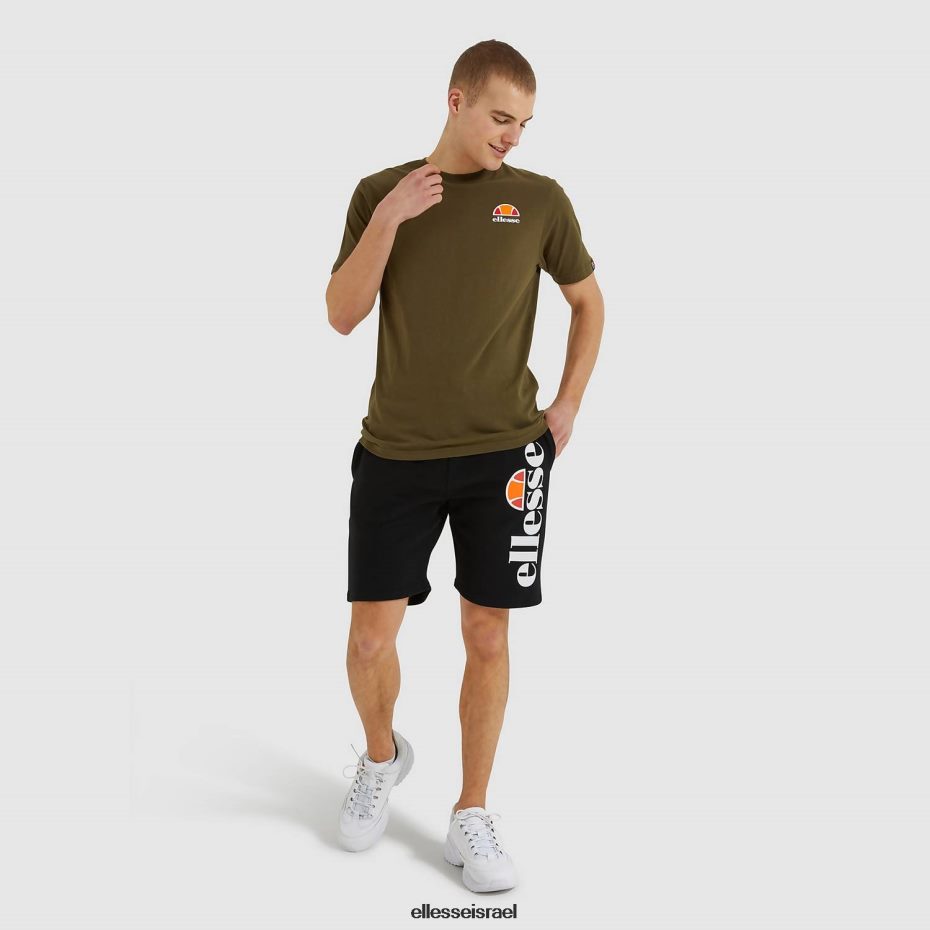 Ellesse הַלבָּשָׁה שָׁחוֹר גברים מכנסי פליסה קצרים של bossini 8T0ZPV425