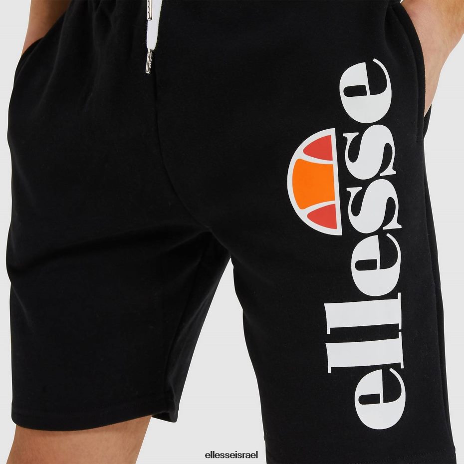 Ellesse הַלבָּשָׁה שָׁחוֹר גברים מכנסי פליסה קצרים של bossini 8T0ZPV425