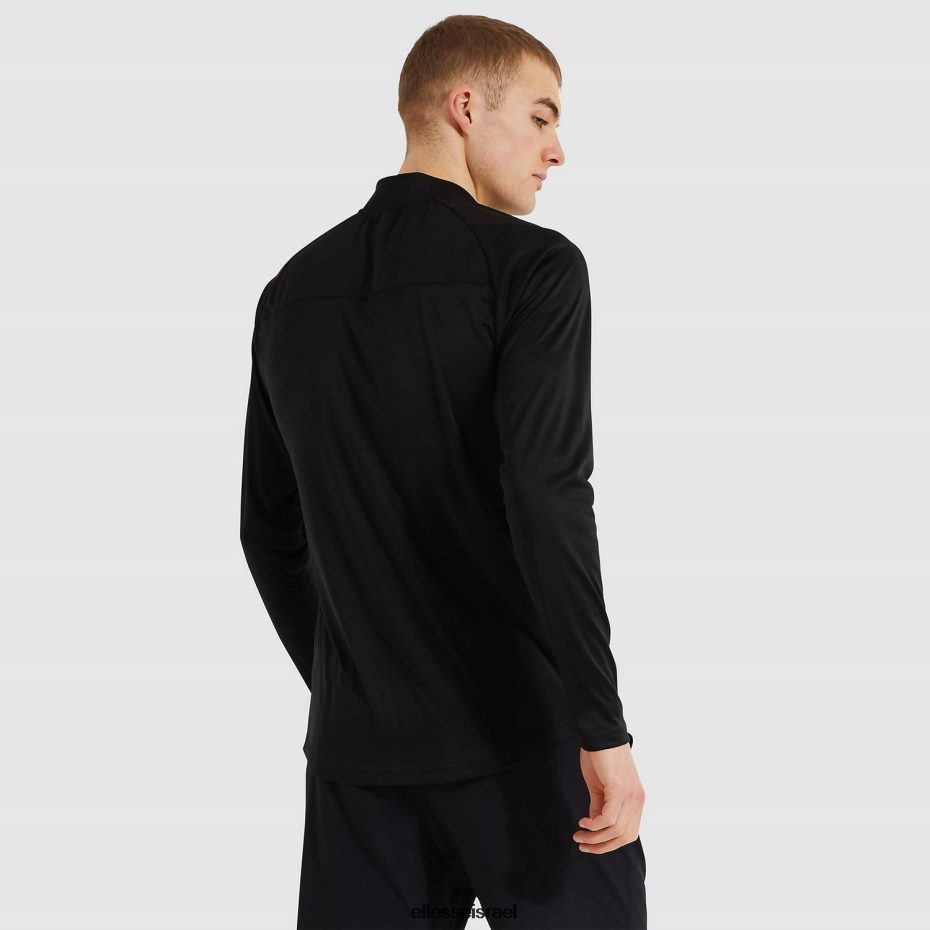 Ellesse הַלבָּשָׁה שָׁחוֹר גברים bovaro 1/2 רוכסן עליון 8T0ZPV330