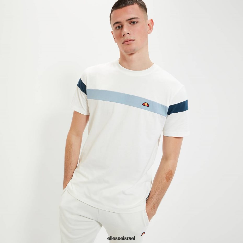 Ellesse הַלבָּשָׁה צבע קרם גברים חולצה של caserio 8T0ZPV354