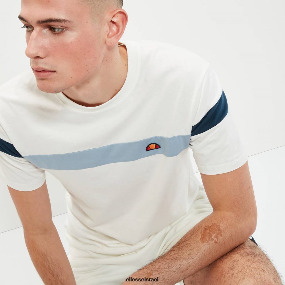 Ellesse הַלבָּשָׁה צבע קרם גברים חולצה של caserio 8T0ZPV354