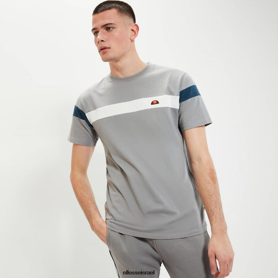 Ellesse הַלבָּשָׁה אפור גברים חולצה של caserio 8T0ZPV356