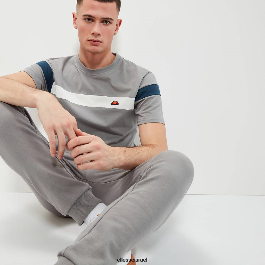 Ellesse הַלבָּשָׁה אפור גברים חולצה של caserio 8T0ZPV356