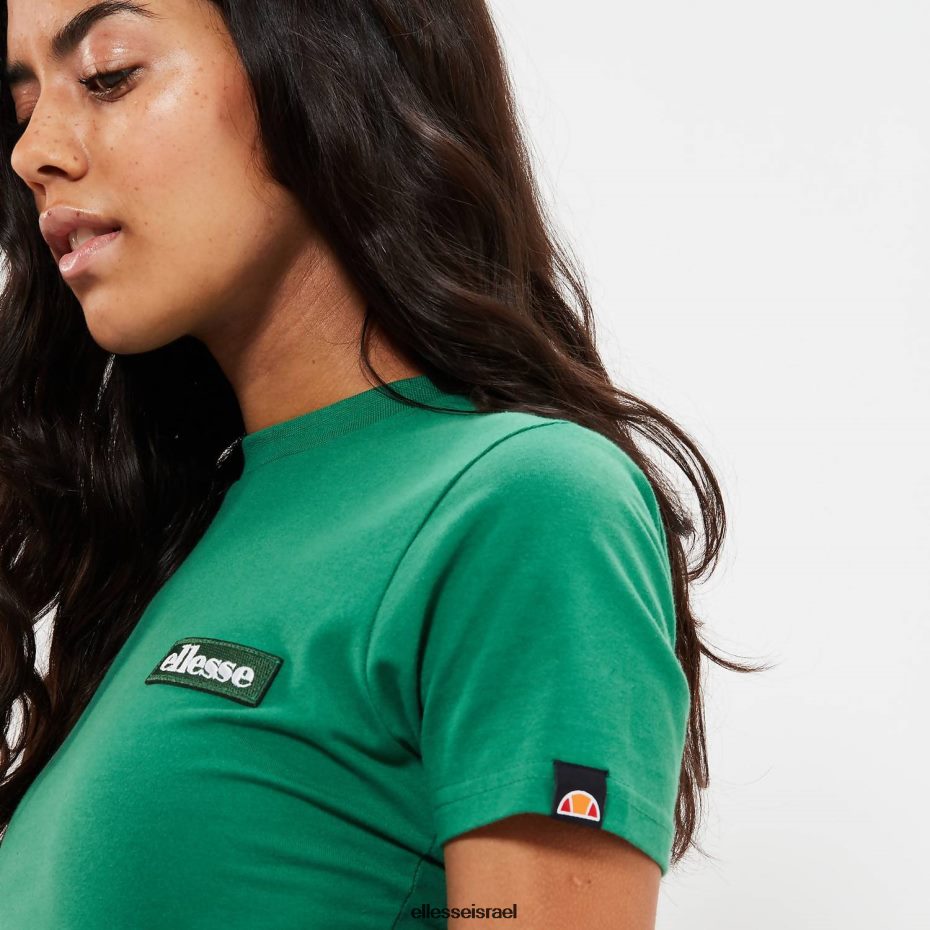 Ellesse הַלבָּשָׁה ירוק נשים חולצת טריקו של chelu crop 8T0ZPV84
