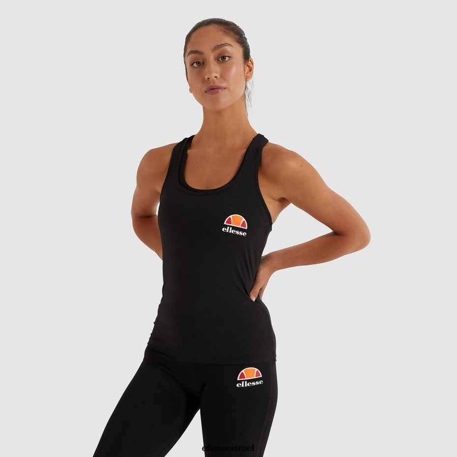 Ellesse הַלבָּשָׁה שָׁחוֹר נשים חלק עליון של אפוד curasci 8T0ZPV76
