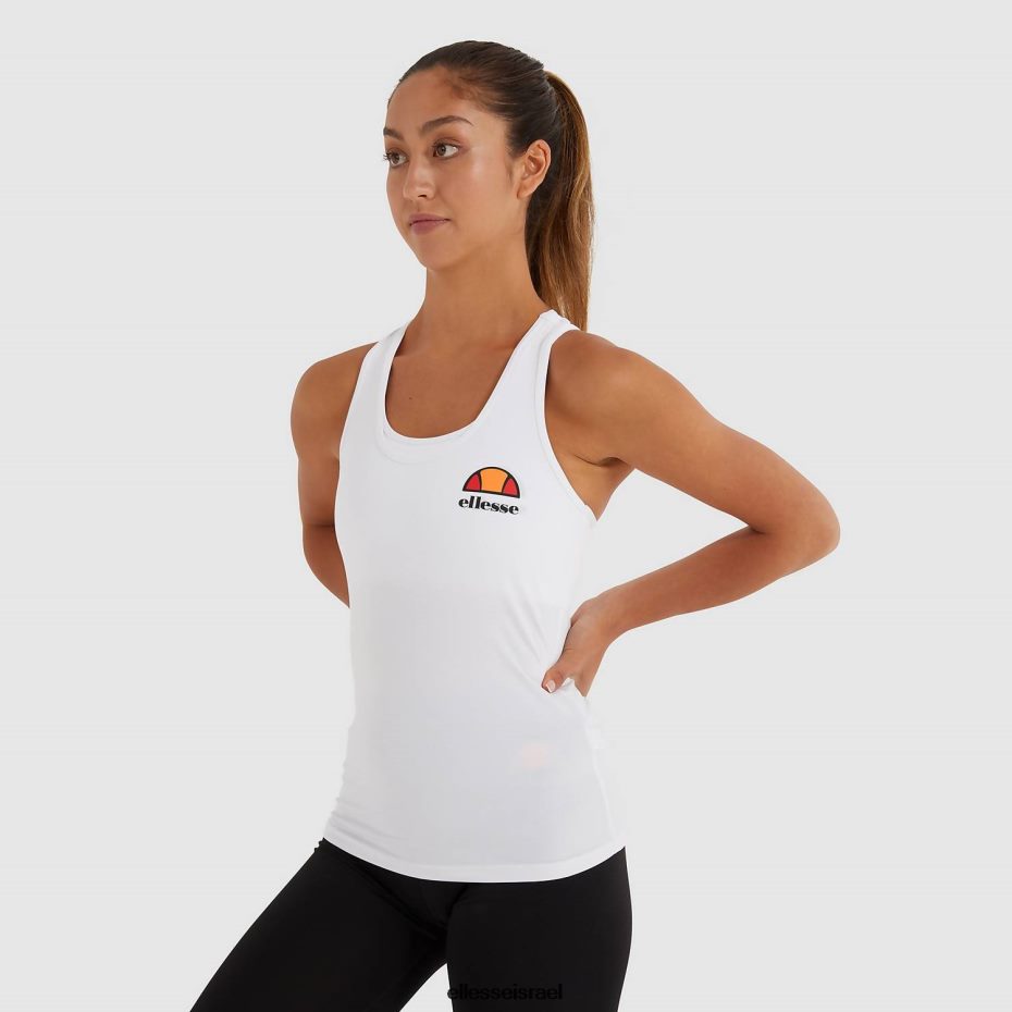 Ellesse הַלבָּשָׁה לבן נשים חלק עליון של אפוד curasci 8T0ZPV77