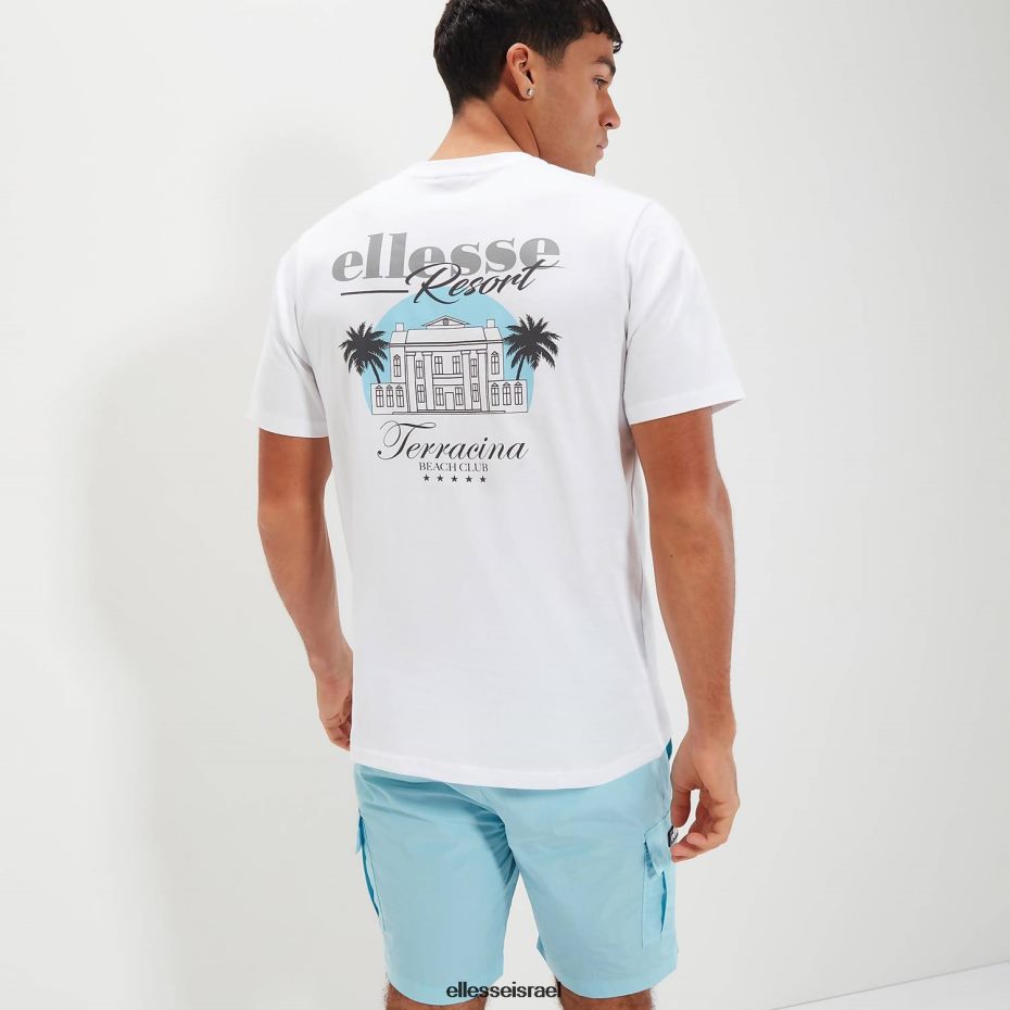 Ellesse הַלבָּשָׁה לבן גברים טי drevino 8T0ZPV336