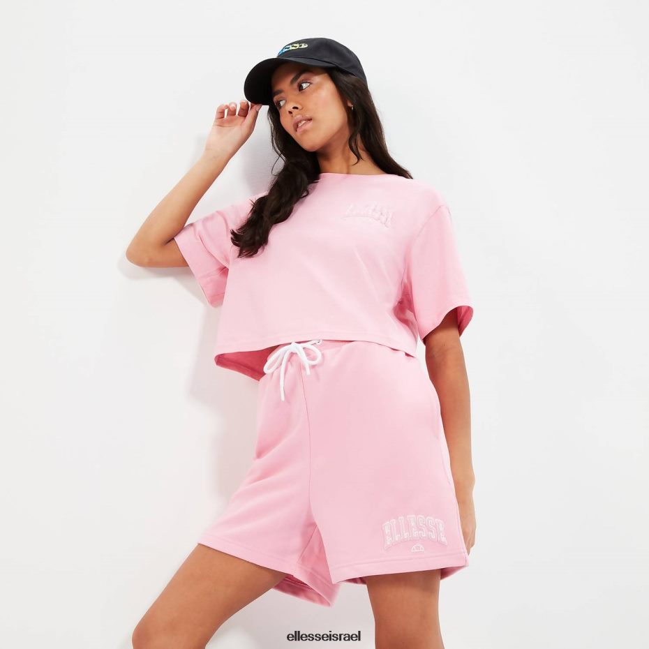 Ellesse הַלבָּשָׁה וָרוֹד נשים סווטשירט קצוץ של guiditta 8T0ZPV20