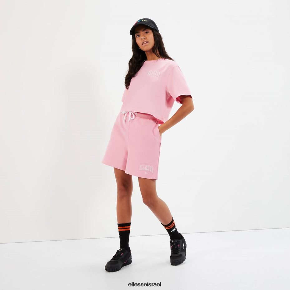 Ellesse הַלבָּשָׁה וָרוֹד נשים סווטשירט קצוץ של guiditta 8T0ZPV20