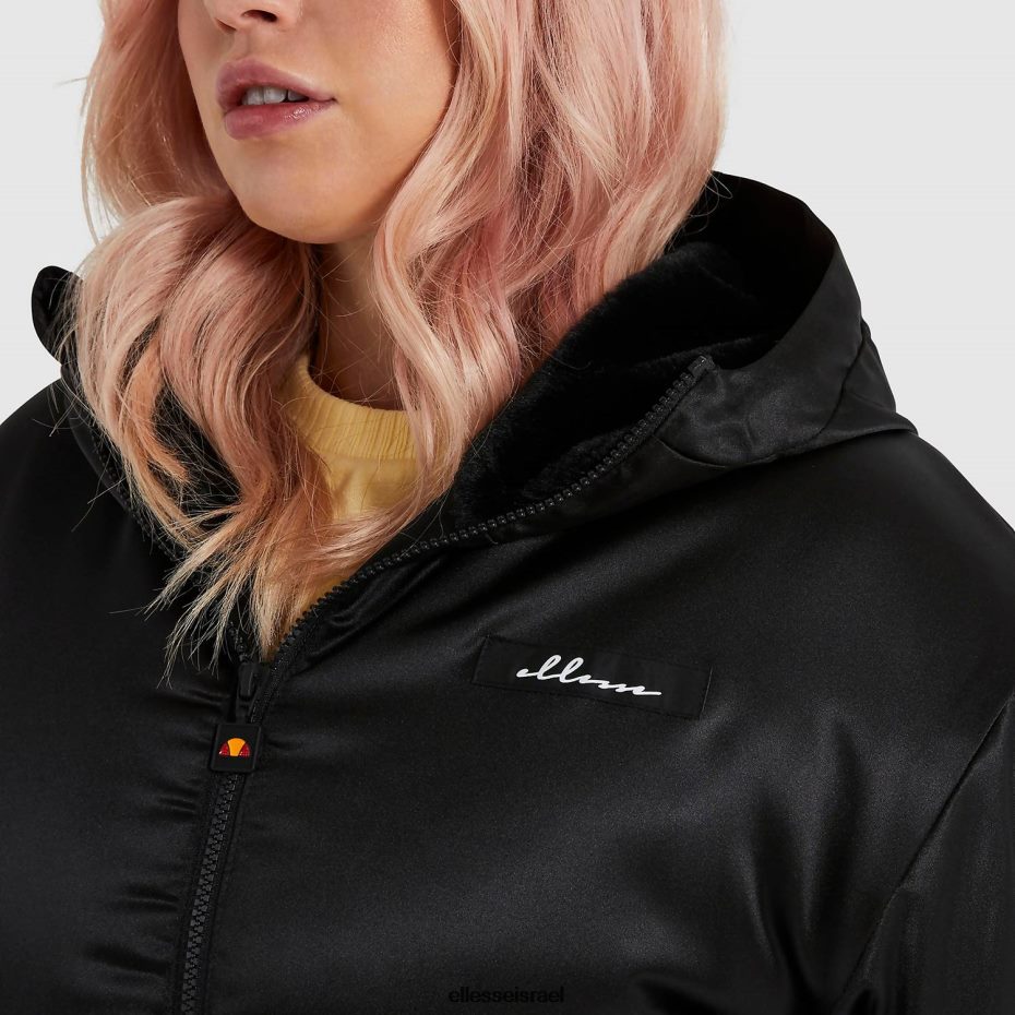 Ellesse הַלבָּשָׁה שָׁחוֹר נשים ז'קט מרופד של joanara 8T0ZPV161