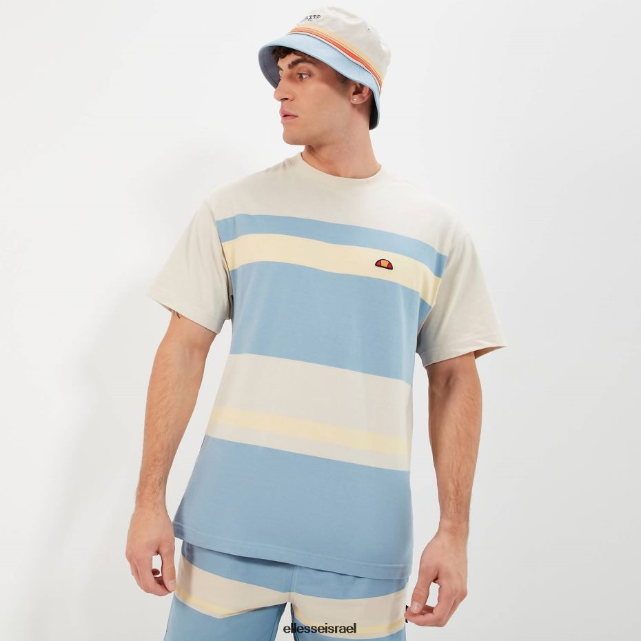 Ellesse הַלבָּשָׁה בז'/כחול גברים טי junos 8T0ZPV345