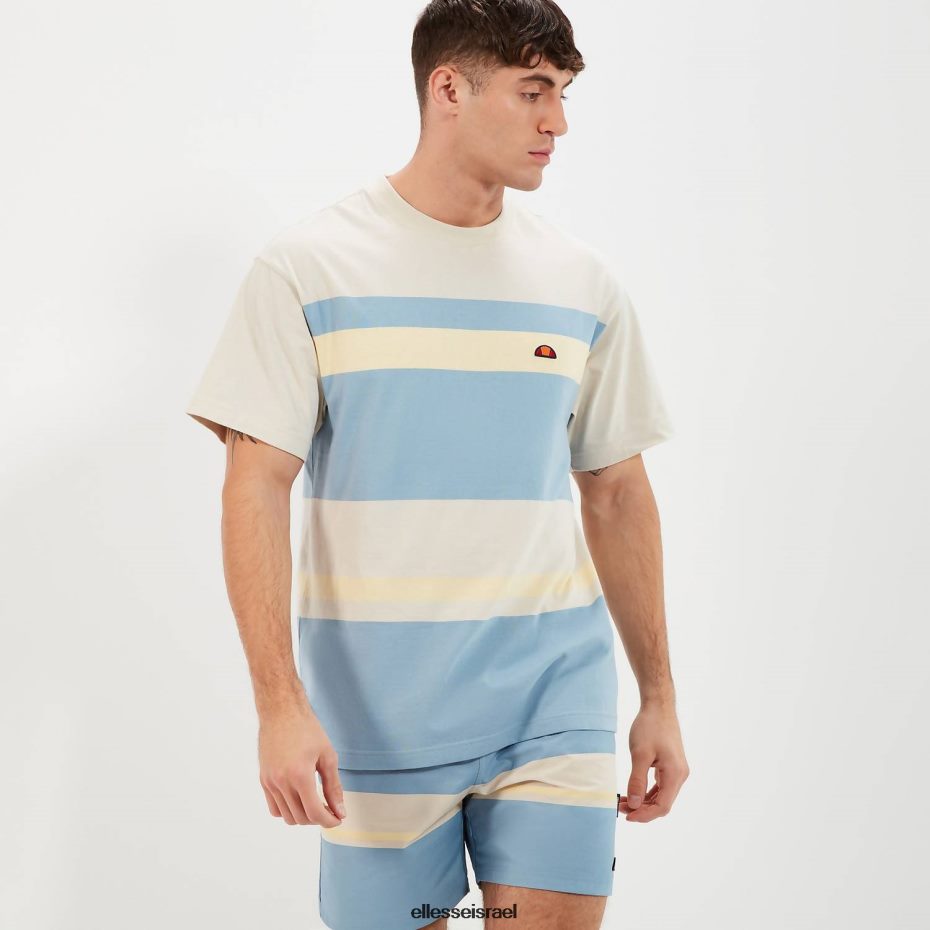 Ellesse הַלבָּשָׁה בז'/כחול גברים טי junos 8T0ZPV345
