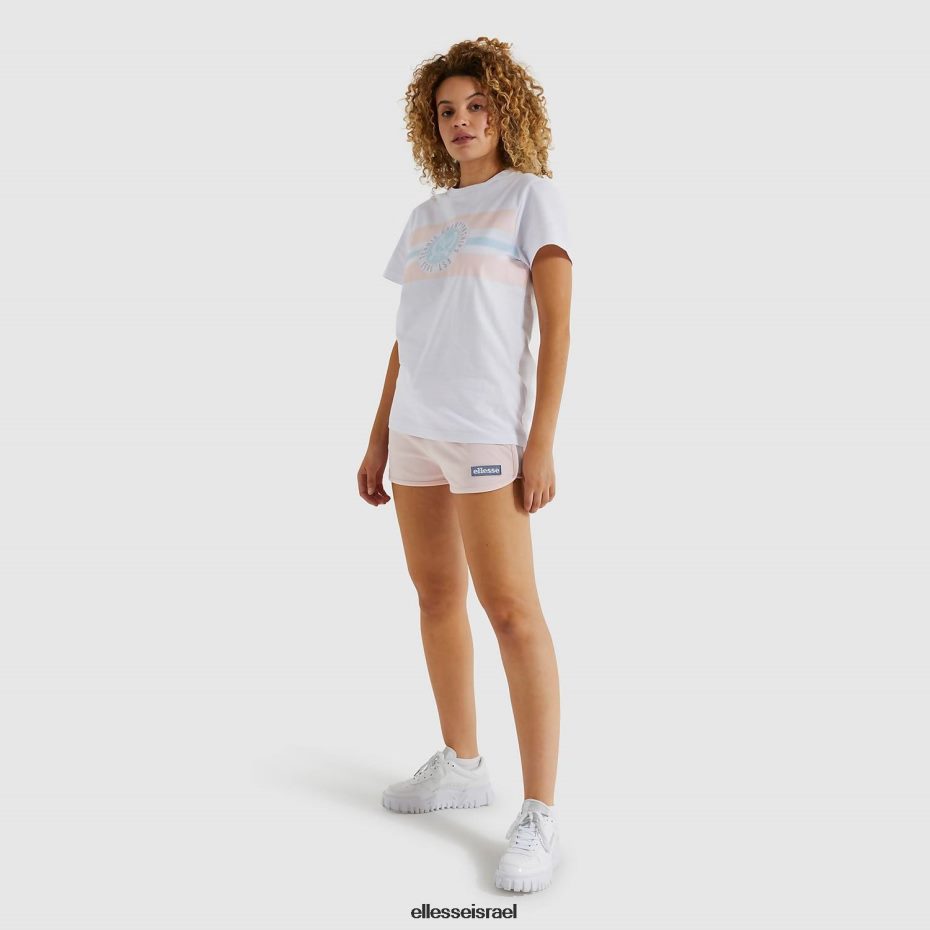 Ellesse הַלבָּשָׁה לבן נשים חולצת טריקו של maglie 8T0ZPV236