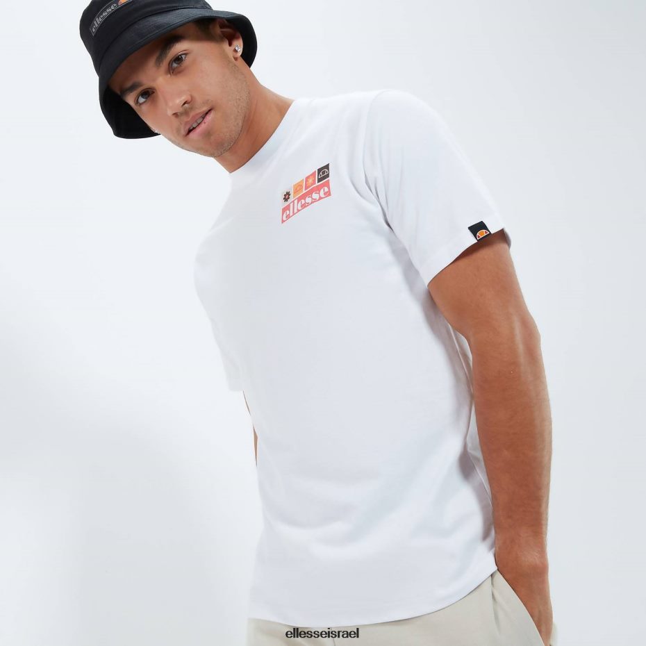 Ellesse הַלבָּשָׁה לבן גברים טי mestiere 8T0ZPV394